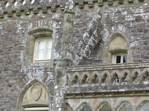 Close up of the balcony