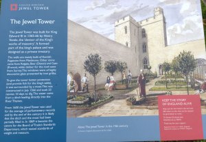 Information board at the site