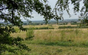 The site of the deserted medieval village- still deserted today!