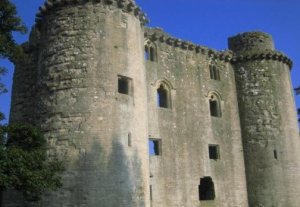 The four towered chateau-like castle