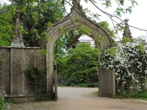 The entrance archway