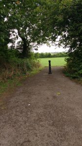 Entrance to the hill fort
