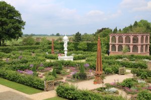 View of the Tudor garden