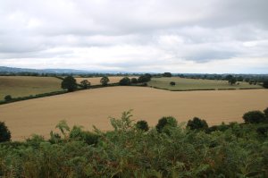 View over the surrounding countryside