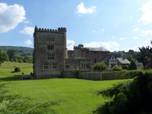 The crenellated tower is the oldest part of the building