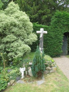 The chapel garden