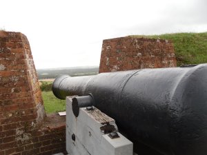 A Victorian emplacement canon