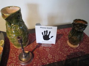 The castle is very 'hands on' for visitors