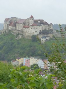Looking across to Burghausen Castle