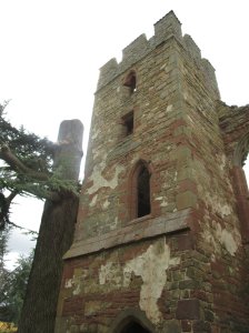 A corner tower