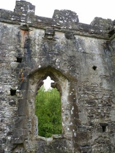 A well preserved window opening