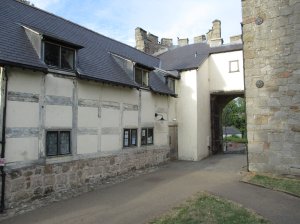 Courtyard behind the gatehouse
