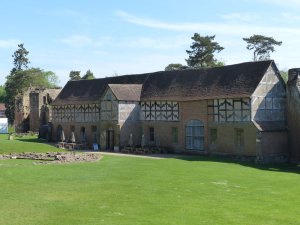 The tea rooms in the converted stable block