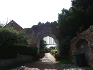 The entrance archway