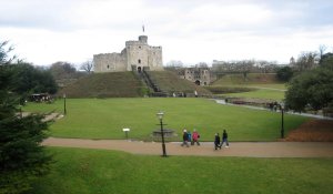 Another view of the impressive keep