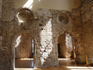 Interior of the castle