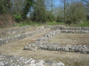 Part of the Roman temple