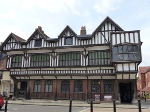 Exterior of the Tudor House