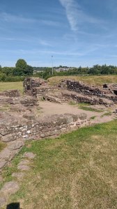 The remains of the latrine building