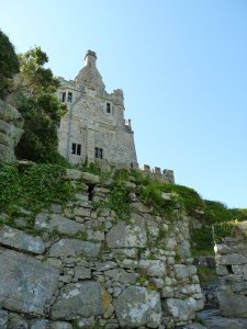 The castle rising out of the rock