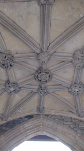 Vaulted ceiling in the entrance gateway