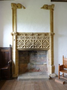 Fireplace in the Abbots House
