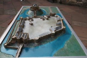Model of the castle in medieval times