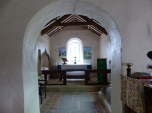 The interior of the chapel