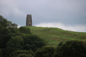 Views towards the tower mid morning- an influx of visitors climbing the hill