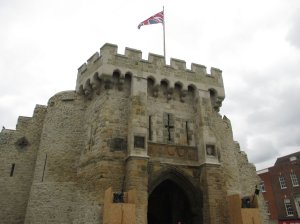 The Bargate, part of the city walls