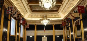 St Patrick's Hall, where the President of Ireland is sworn into office