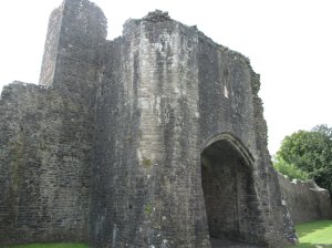 The gatehouse of this fortified priory