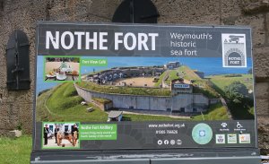 Info board at the entrance
