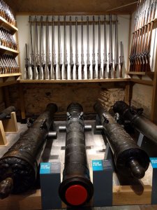 Display of weapons in the White Tower
