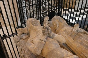 Tombs in the crypt