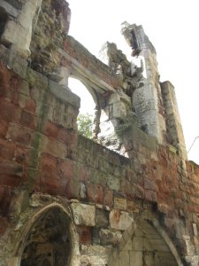 Some of the ruined priory buildings