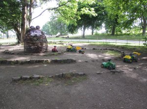 Castle play area for small children