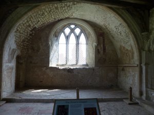 Window in the prior's chapel