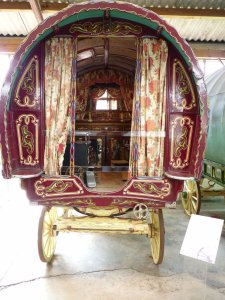 One of the many gypsy caravans