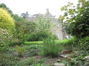 The back of the castle from across the lawn