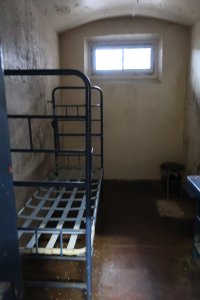 One of the prison cells