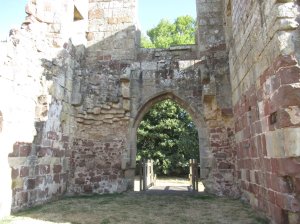 Interior of the gatehouse