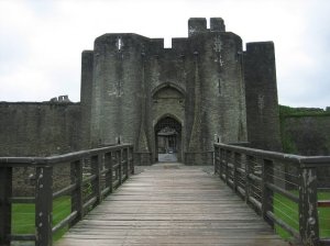 Gatehouse with portcullis
