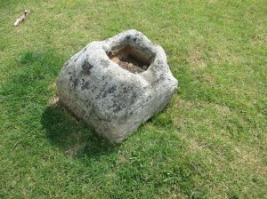 Stone from outside of the priory, original positioning unknown