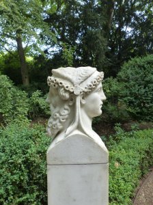 Double headed sculpture