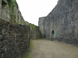 The entrance to the castle
