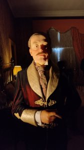 The 5th Earl of Warwick, such a good wax work I thought he was real for a split second!