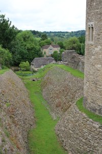 Outer side of the Lady Tower