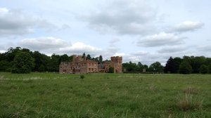 Oxburgh across the fields
