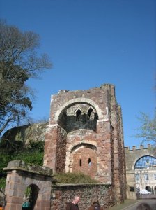 The remains of the gatehouse